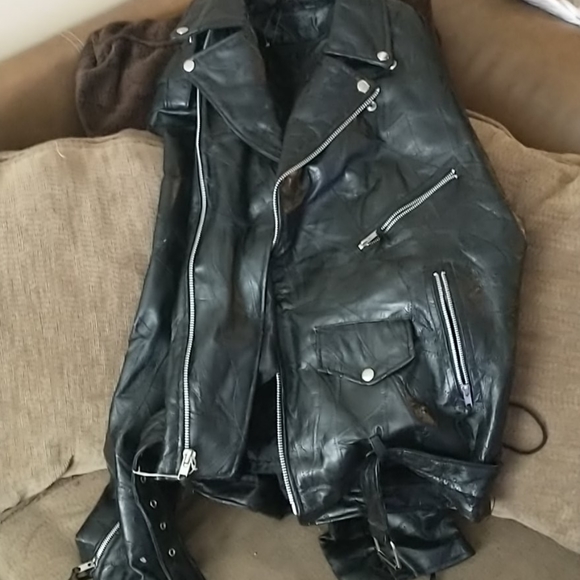 Genuine leather jacket - Picture 1 of 4